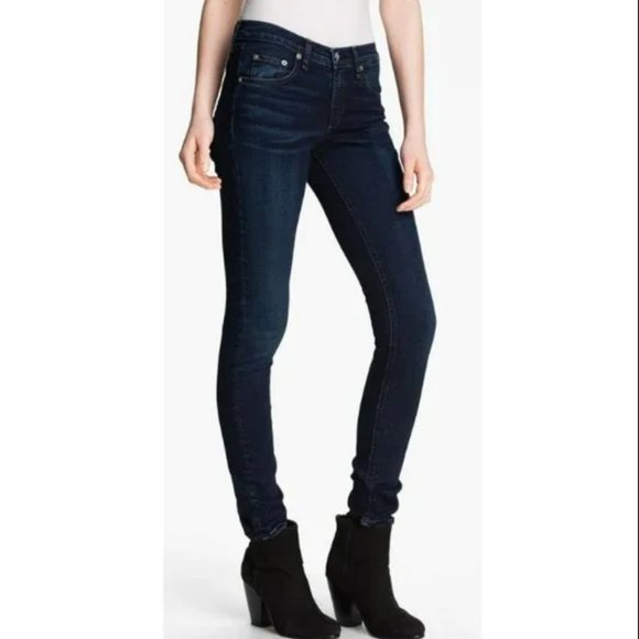 rag & bone Denim - Rag & Bone Women's Skinny Dark Wash Jeans 27 Style W1222K520